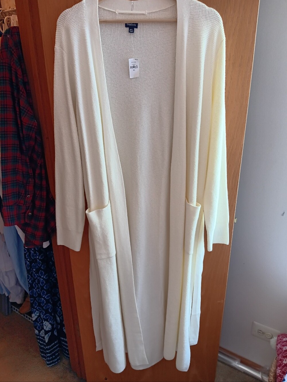 Gap CashSoft Cream Robe